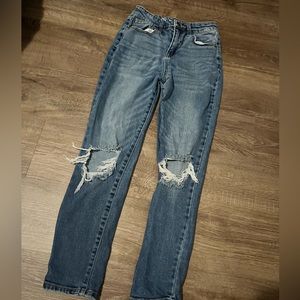 NoBo brand mom jeans, no wash wear - only worn a couple of times. Size 3.
